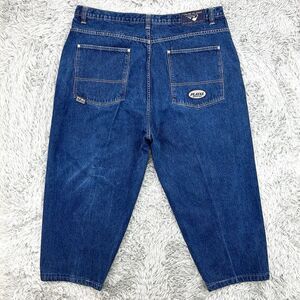 PURE PLAYAZ Jeans Men's 45x25 VTG 90s Baggy Wide Leg Skater Hip‎ Hop Streetwear
